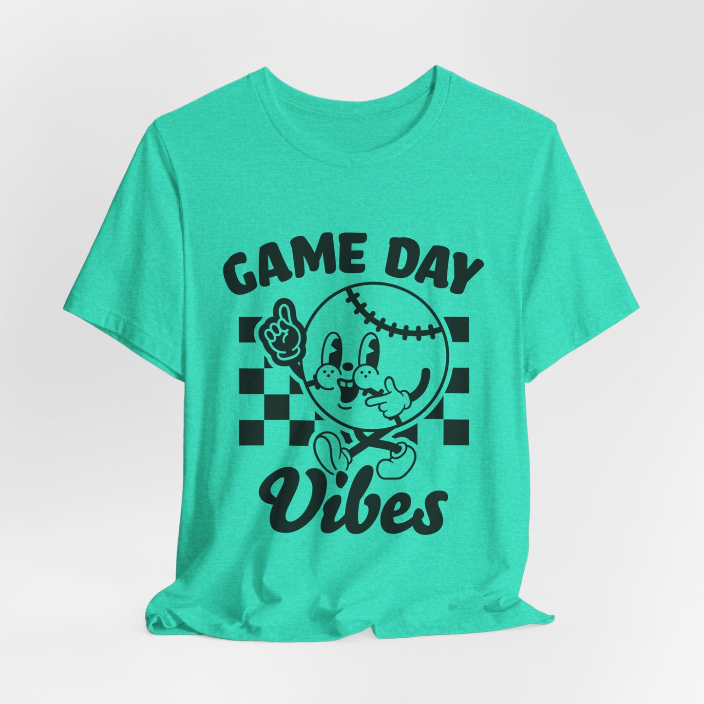 Game Day Vibes Baseball Softball Short Sleeve Tee