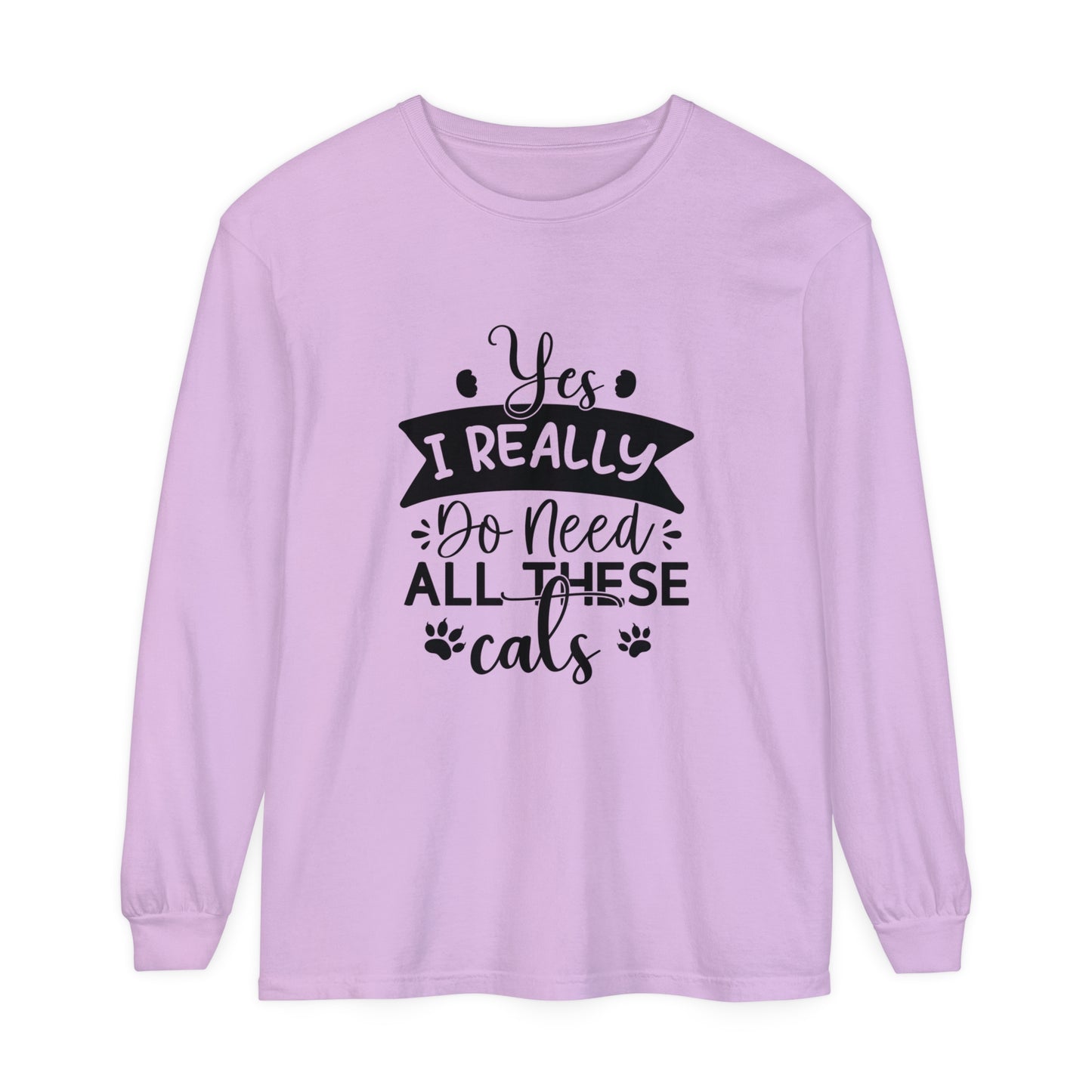 Yes I really need all these cats Women's Loose Long Sleeve T-Shirt