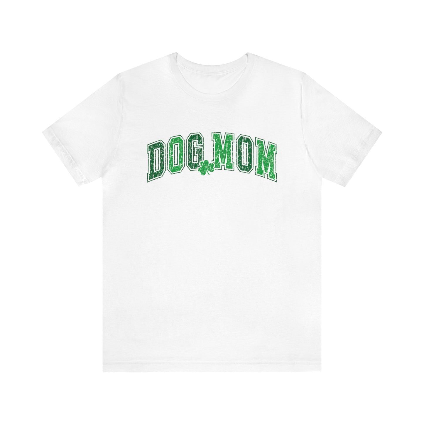 St. Patrick's Day Dog Mom Shamrock Women's Tshirt