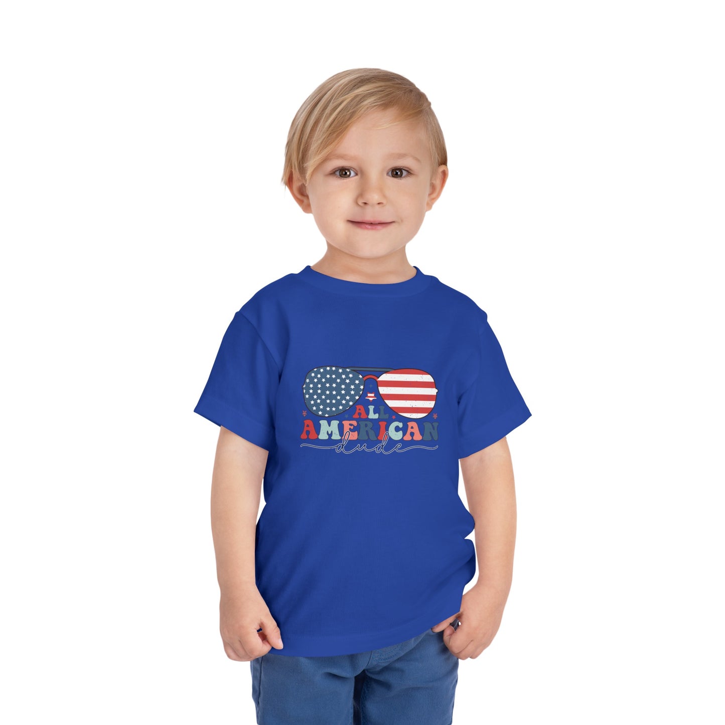 All American Dude Toddler Short Sleeve Tee