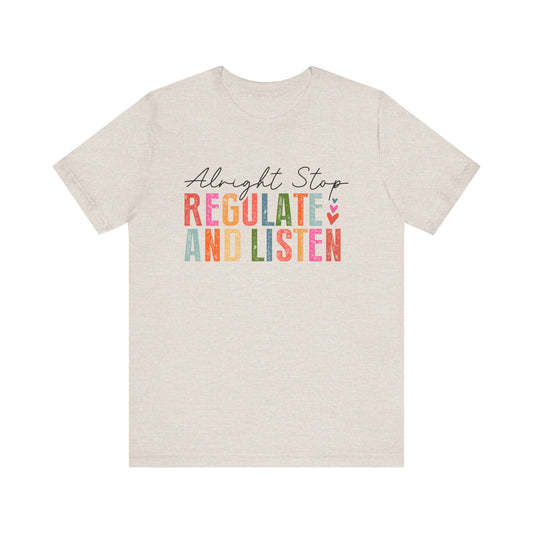 Regulate Autism Advocate Short Sleeve Tee