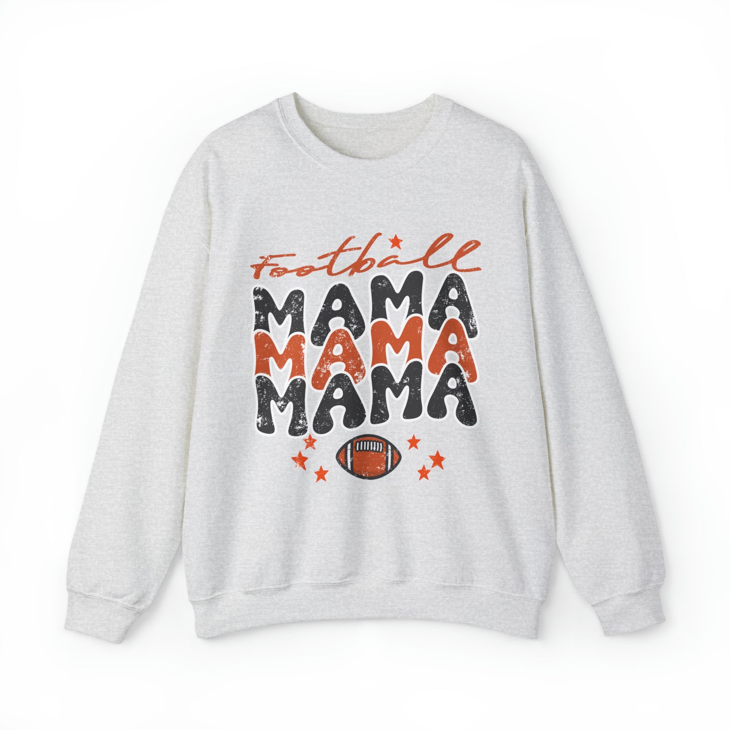 Football Women's Mama Crewneck Sweatshirt