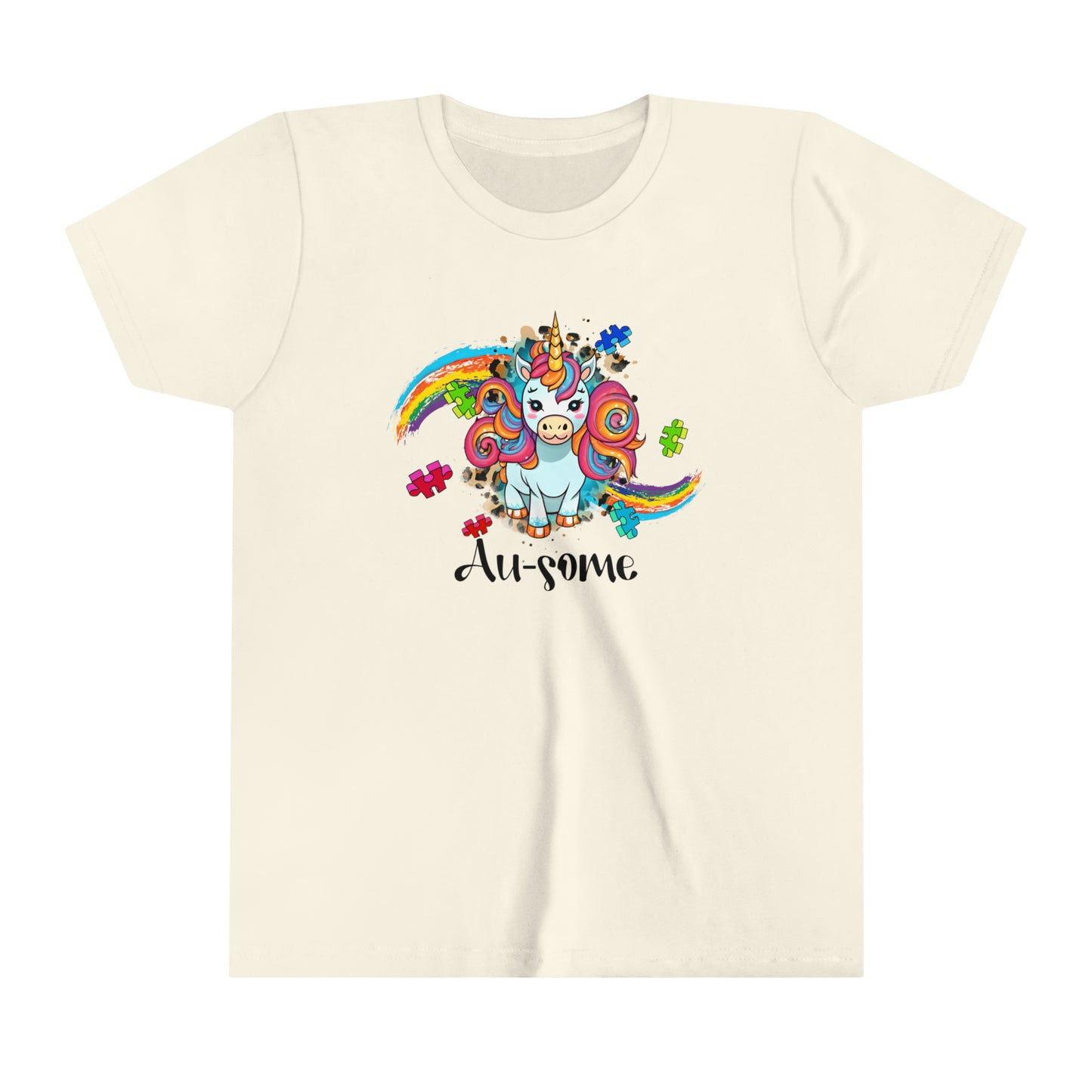 Ausome Unicorn Autism Awareness Advocate Youth Shirt