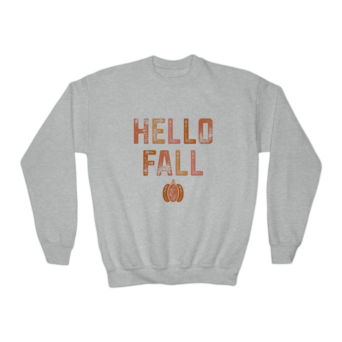Hello Fall Youth Crewneck Sweatshirt
