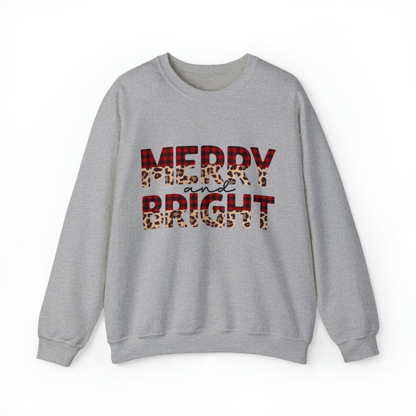 Merry and Bright Women's Christmas Crewneck Sweatshirt