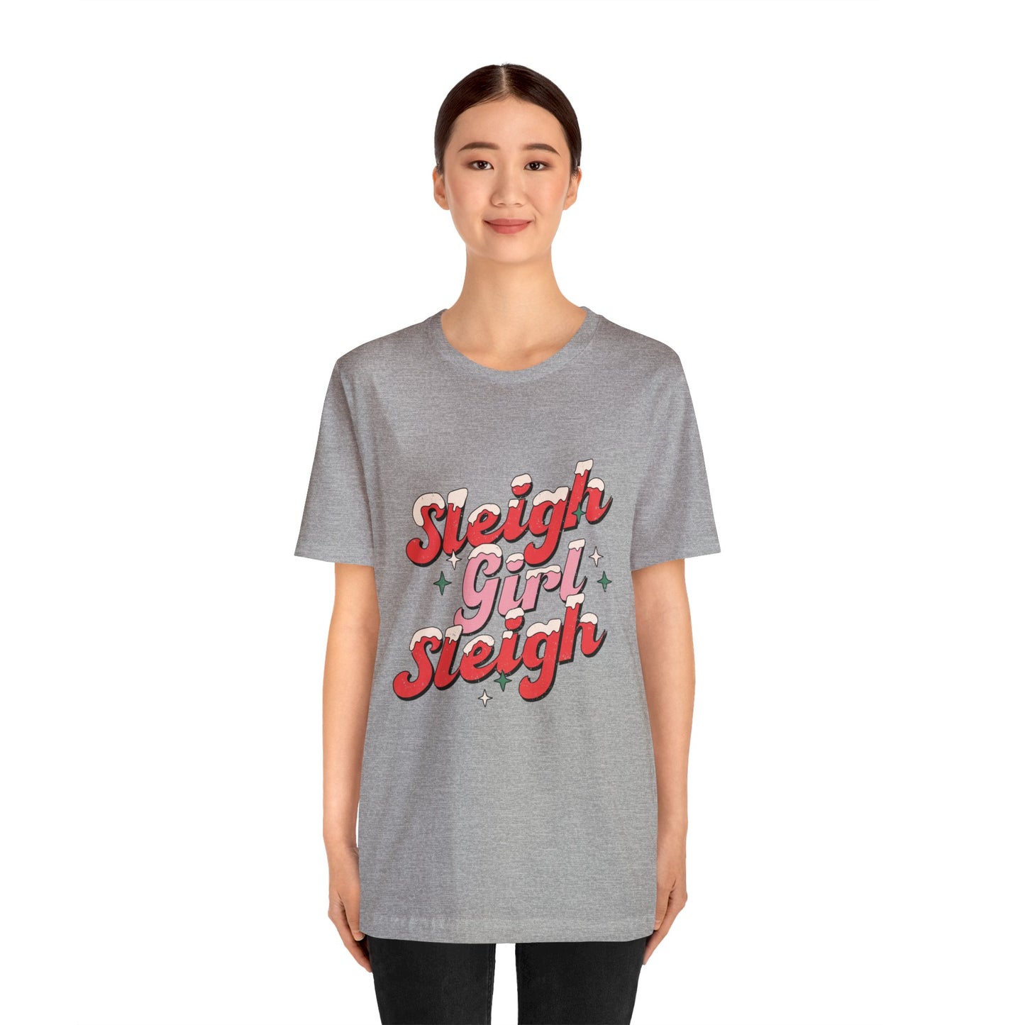 Sleigh Girl Sleigh Women's Short Sleeve Christmas T Shirt