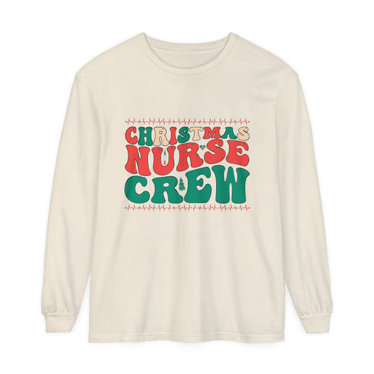 Christmas Nurse Crew Women's Loose Long Sleeve T-Shirt