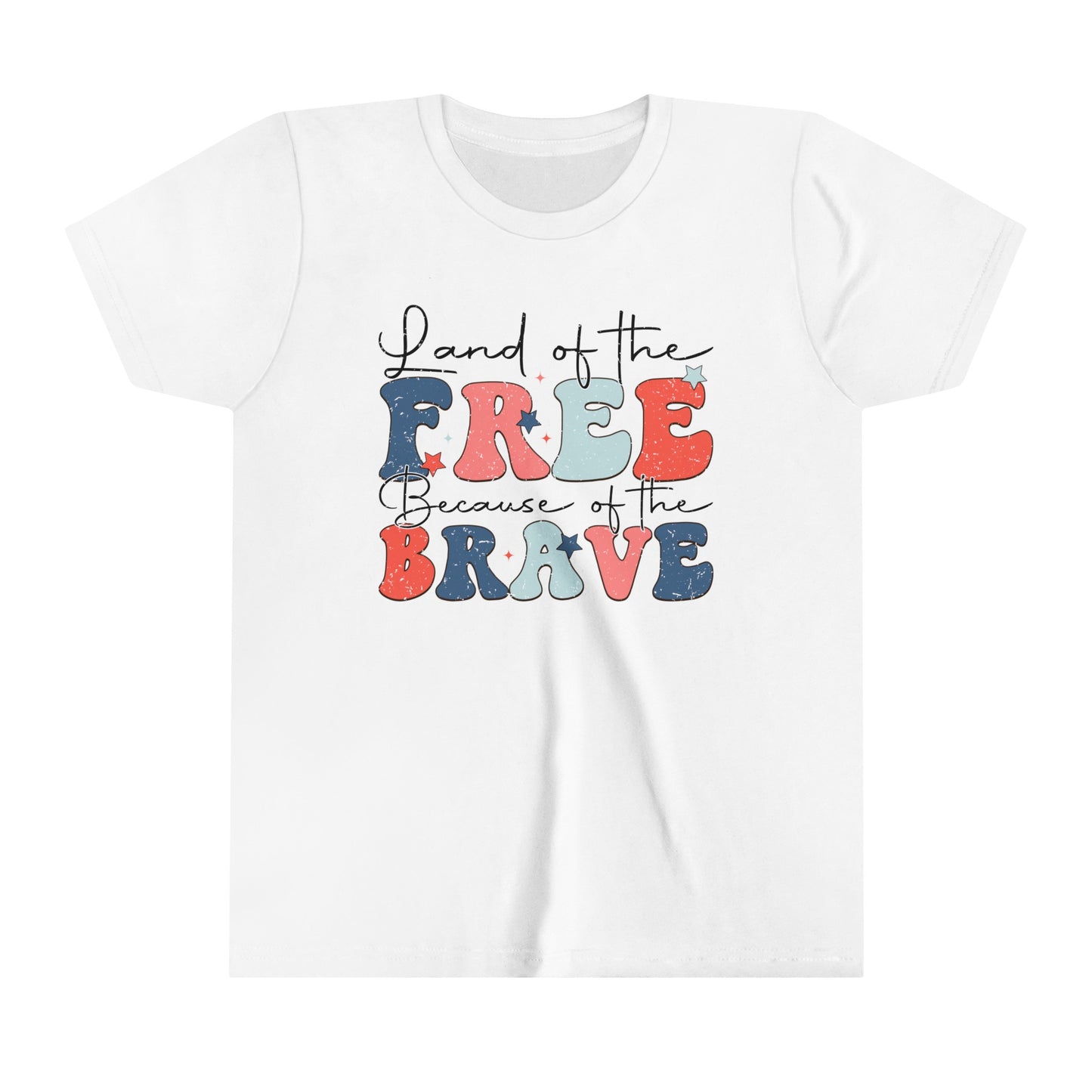 Land of the Free 4th of July USA Youth Shirt