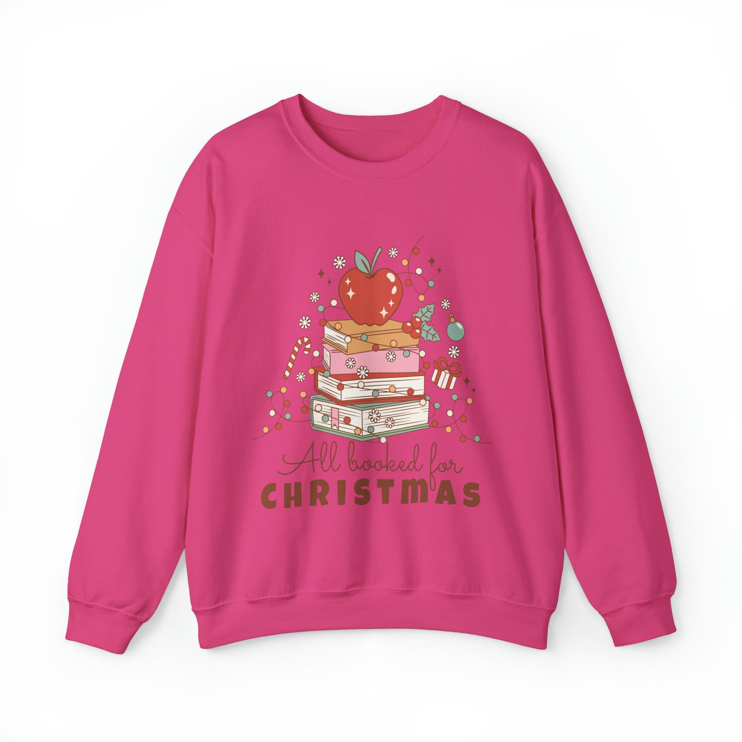 All Booked for Christmas Women's Christmas Sweatshirt