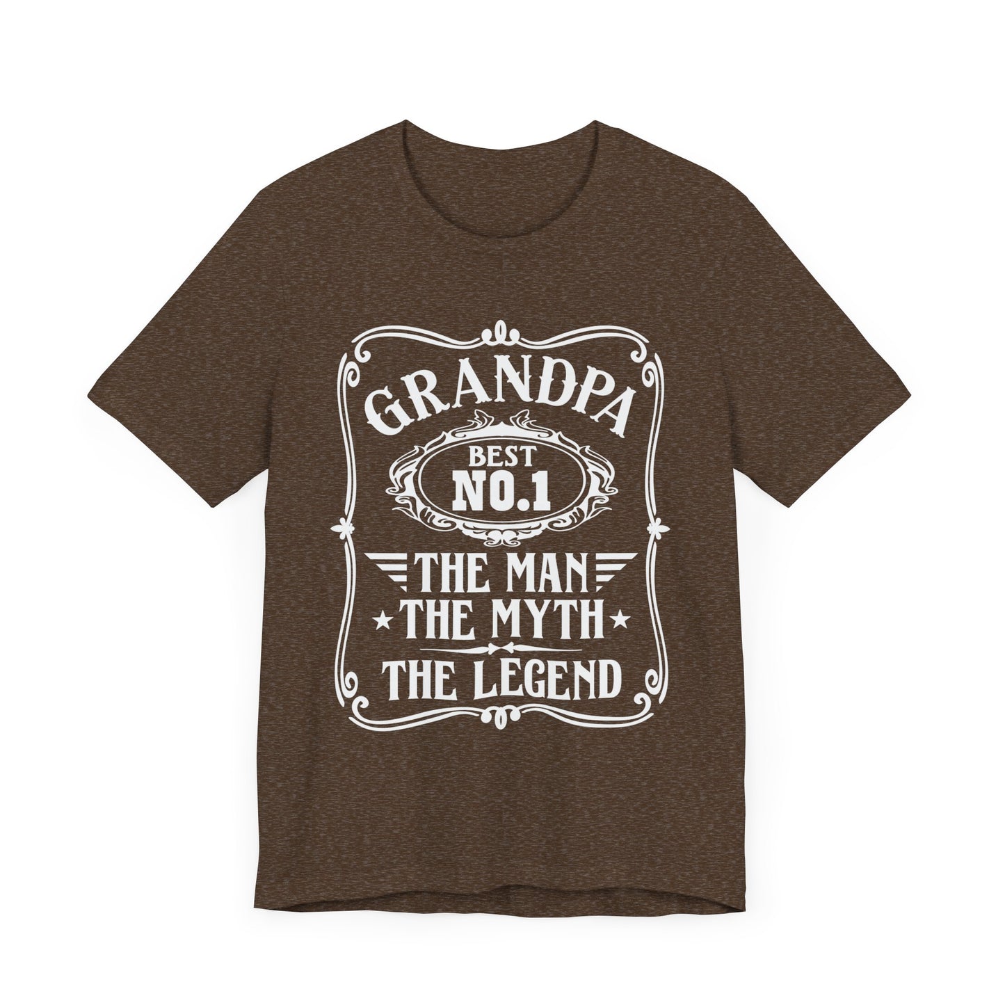 Grandpa Man Myth Legend Short Sleeve Tee