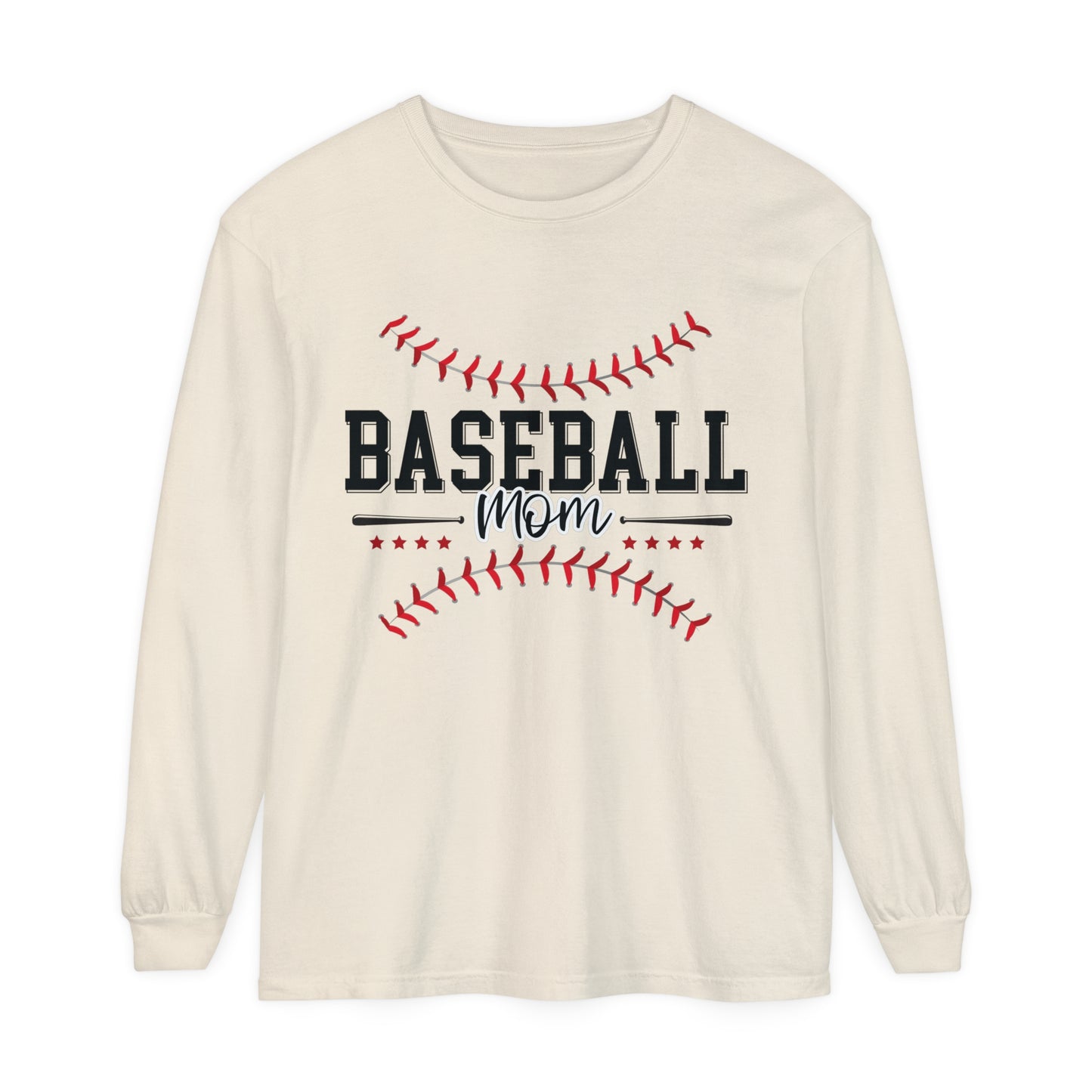 Baseball Mom Loose Long Sleeve T-Shirt