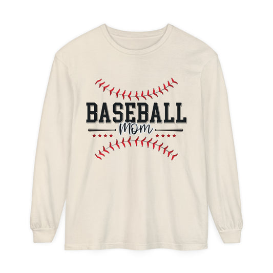 Baseball Mom Loose Long Sleeve T-Shirt