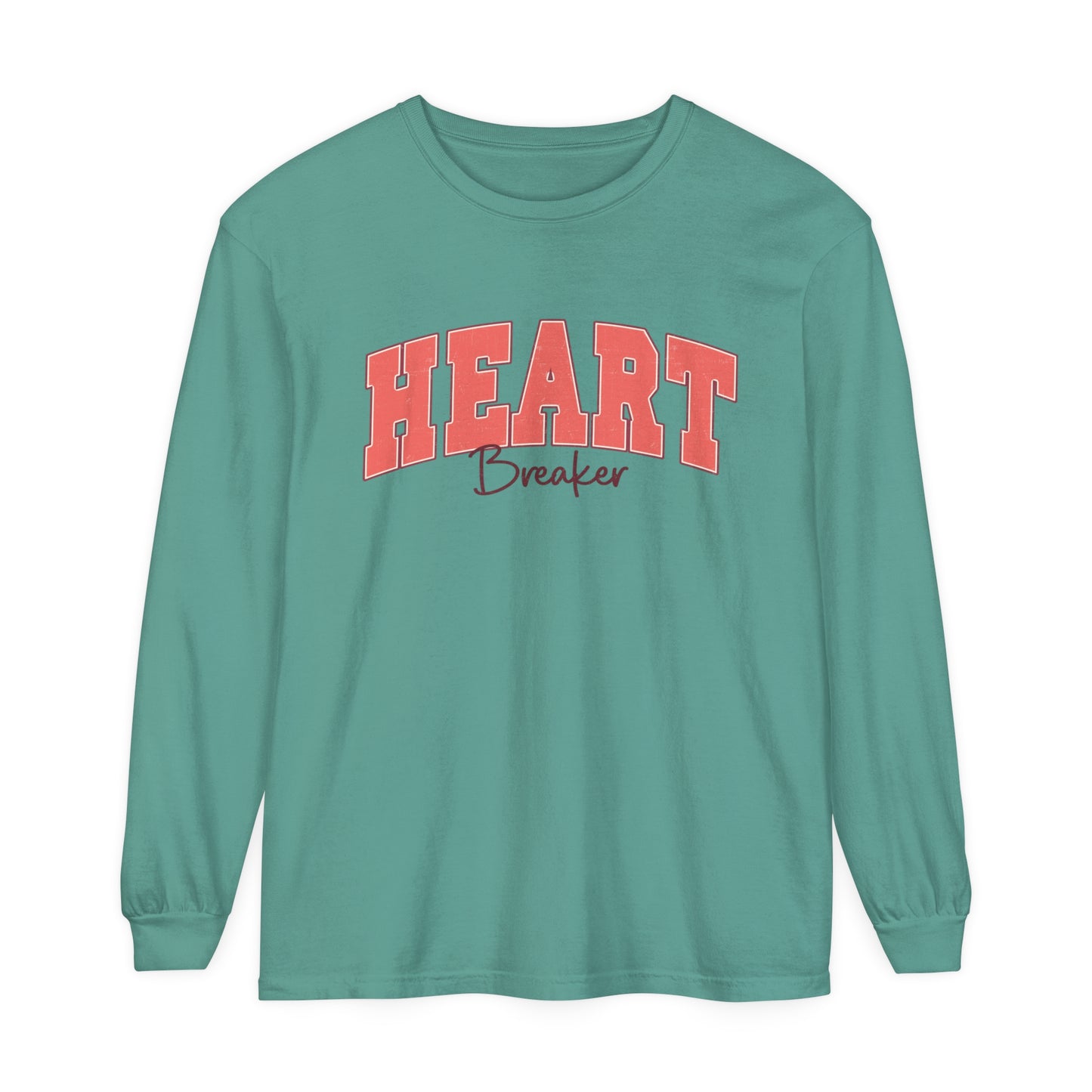 Heart Breaker Valentine's Day Women's  Loose Long Sleeve T-Shirt