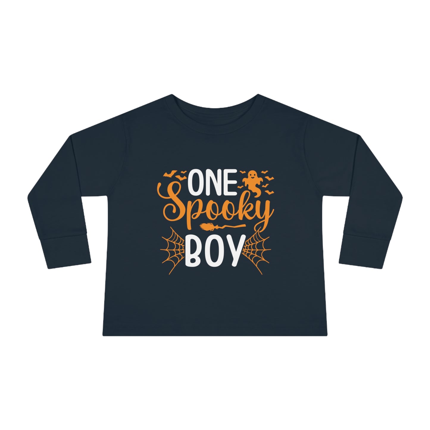 One Spooky Boy Toddler Long Sleeve Tee