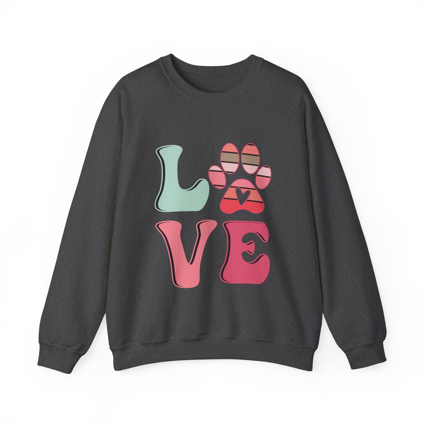 LOVE paws Valentine's Women's Sweatshirt