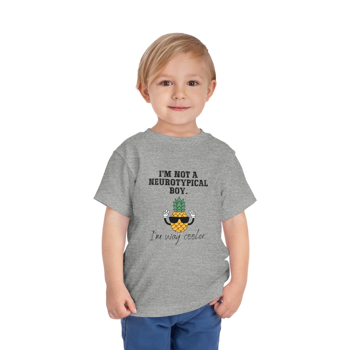 Not a Nuerotypical boy, much cooler Autism Toddler Short Sleeve Tee