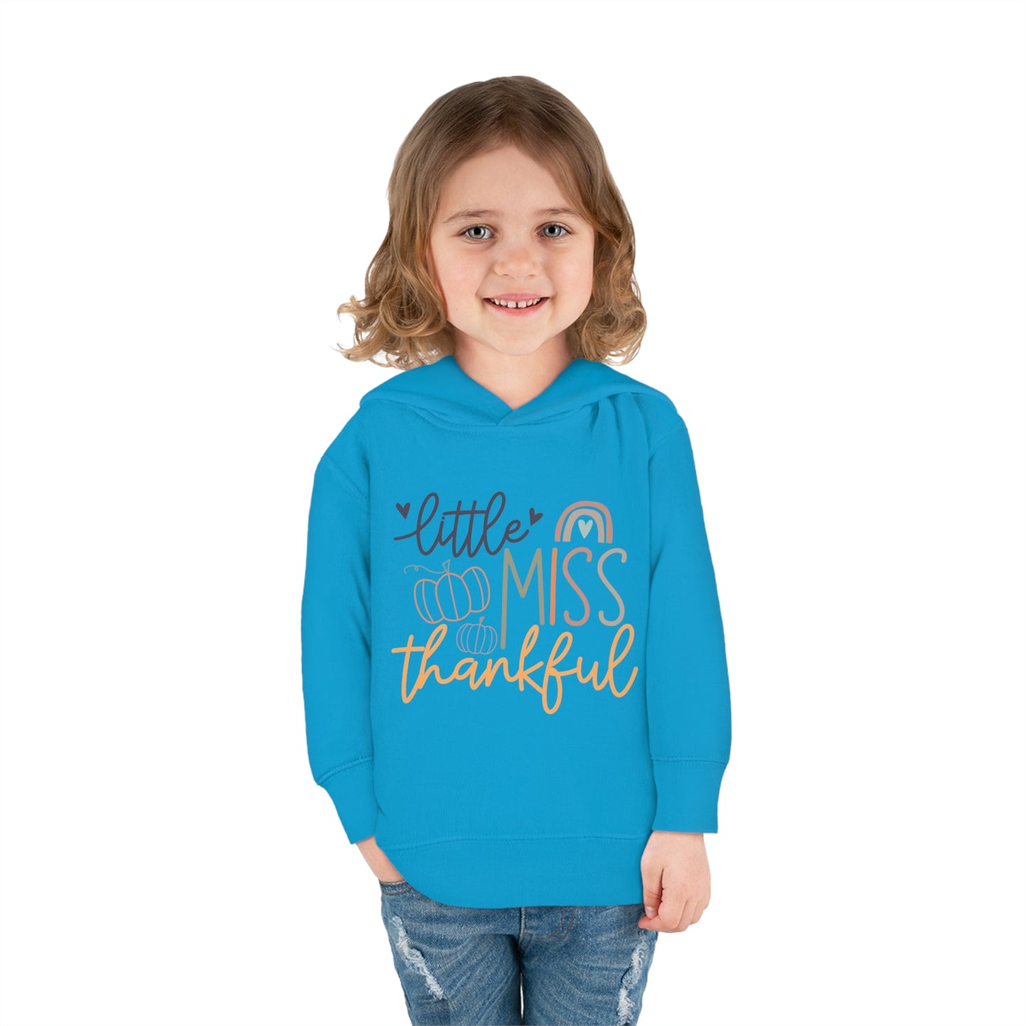 Style 4 Little Miss Thankful Toddler Pullover Fleece Hoodie