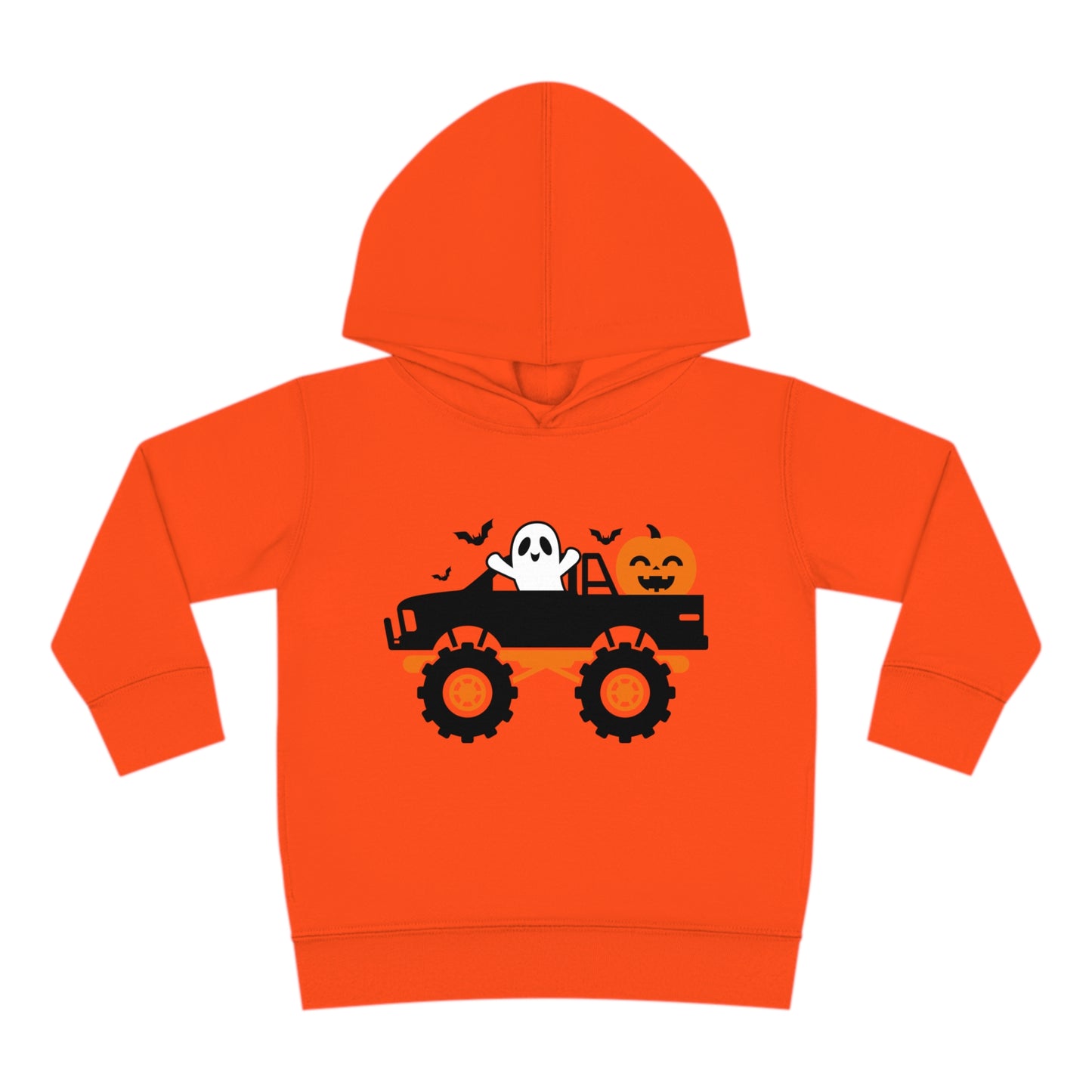 Halloween Truck Boy Toddler Pullover Fleece Hoodie