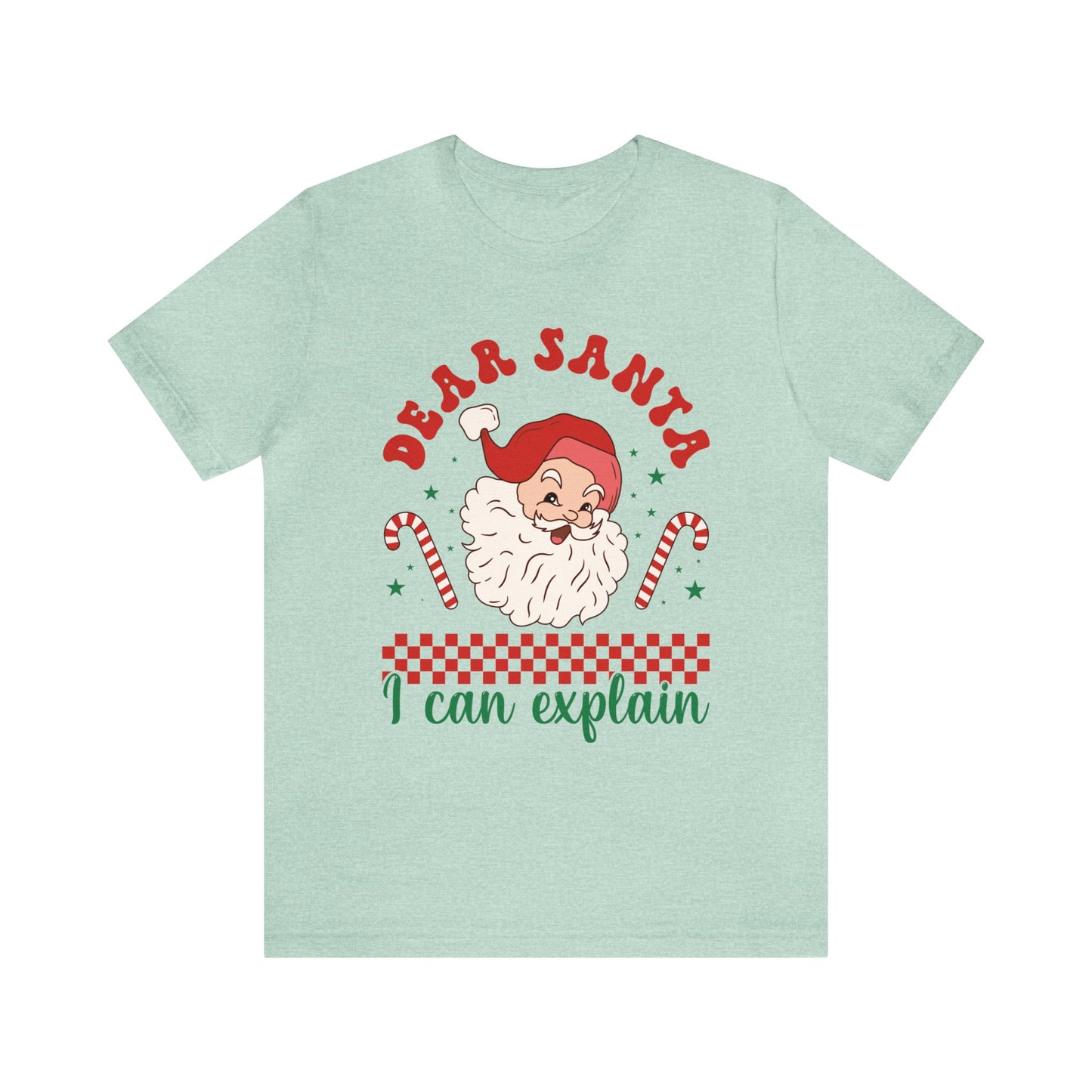 Dear Santa, I can explain Women's Short Sleeve Christmas Tee