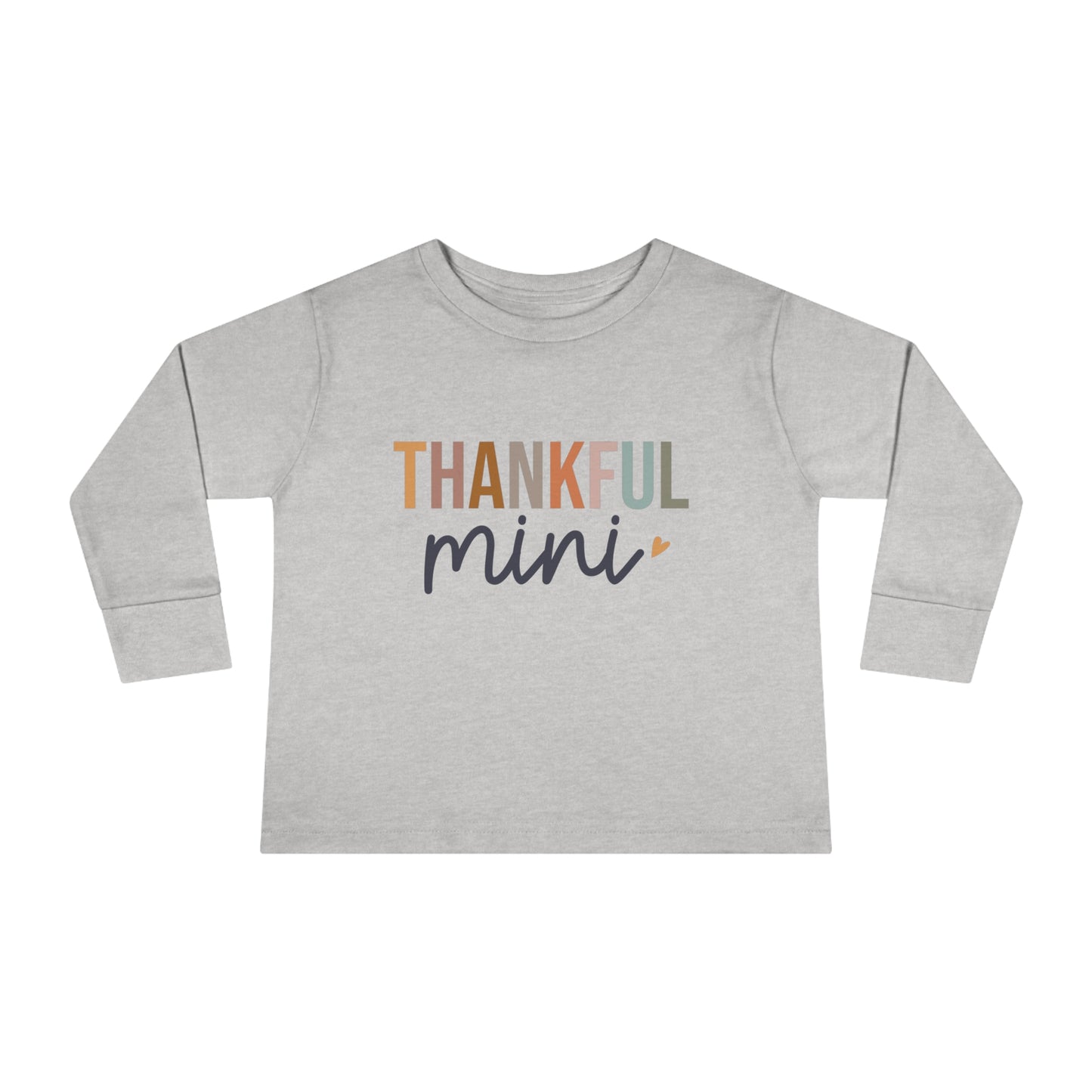 Style 2 Toddler Thankful Mini Long Sleeve Tee