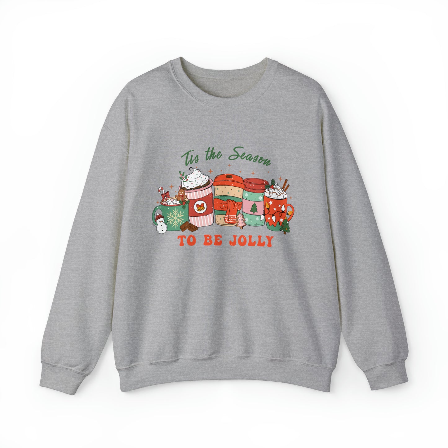 Tis the Season to be Jolly Christmas Crewneck Sweatshirt Women's