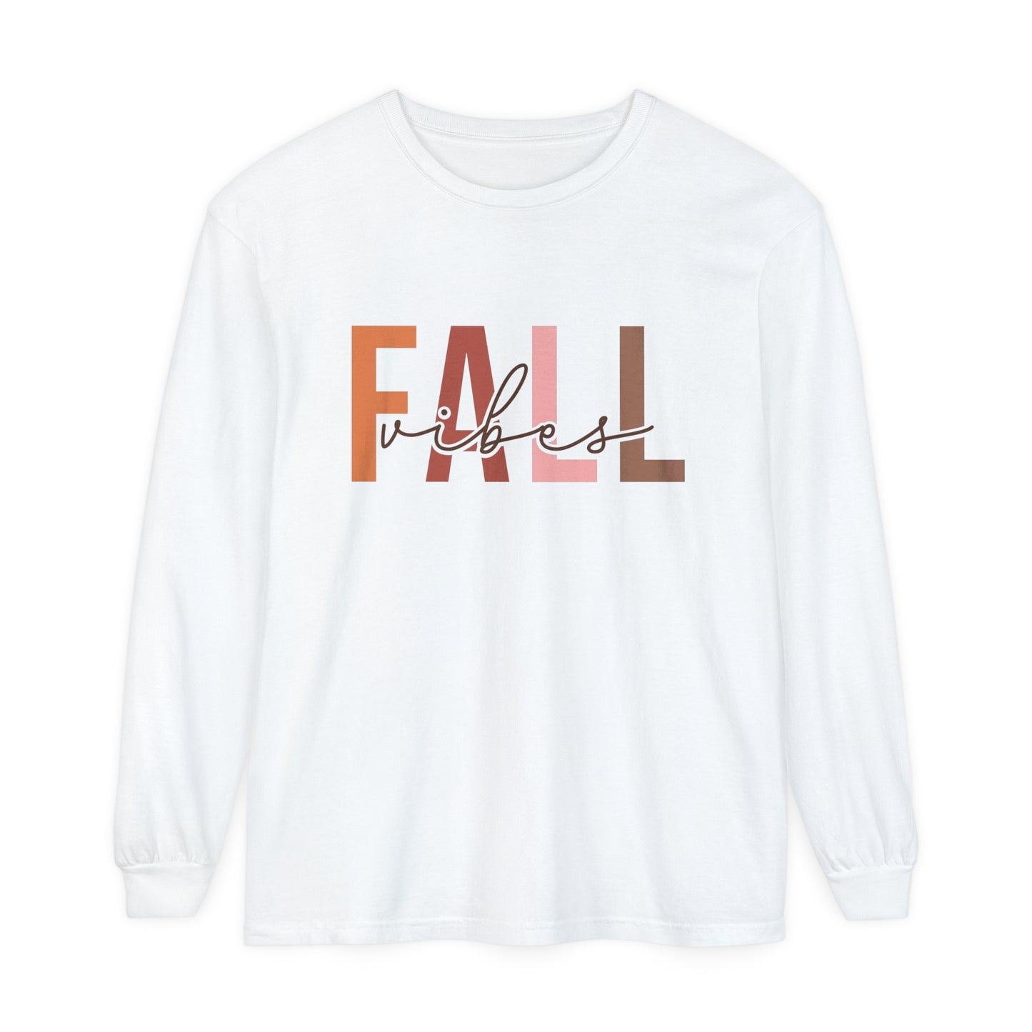 Fall Vibes Loose Long Sleeve T-Shirt