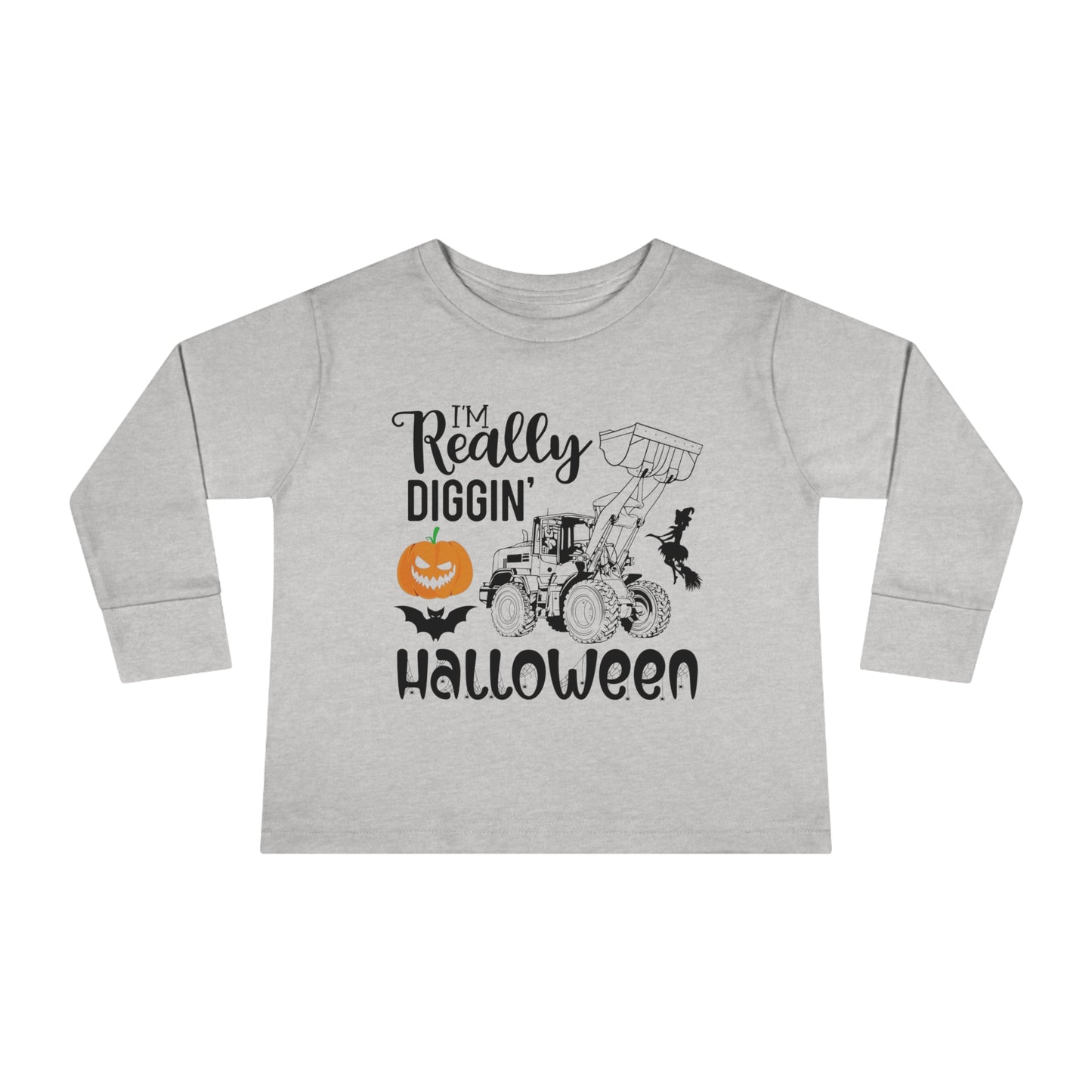 I'm really diggin' Halloween Toddler Long Sleeve Tee