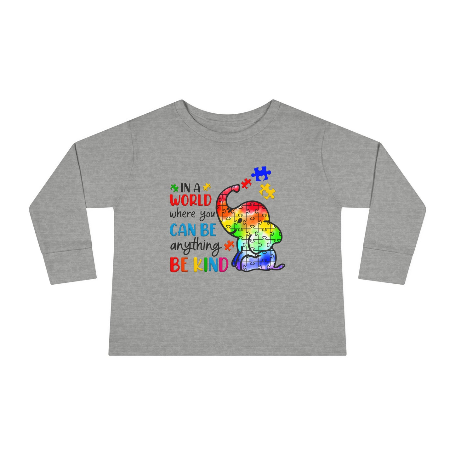 Autism Be Kind Toddler Long Sleeve Tee