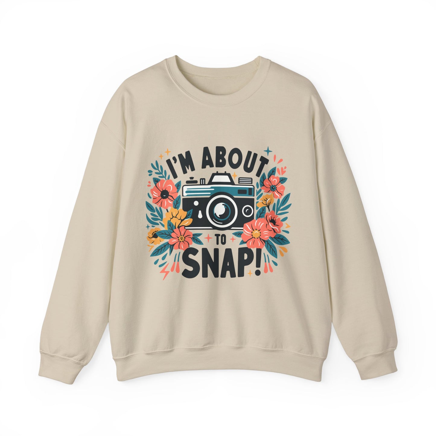 About to Snap Funny Photographer Women's Crewneck Gildan Sweatshirt