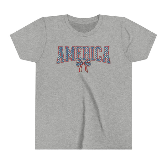 America USA Girl's Youth Shirt