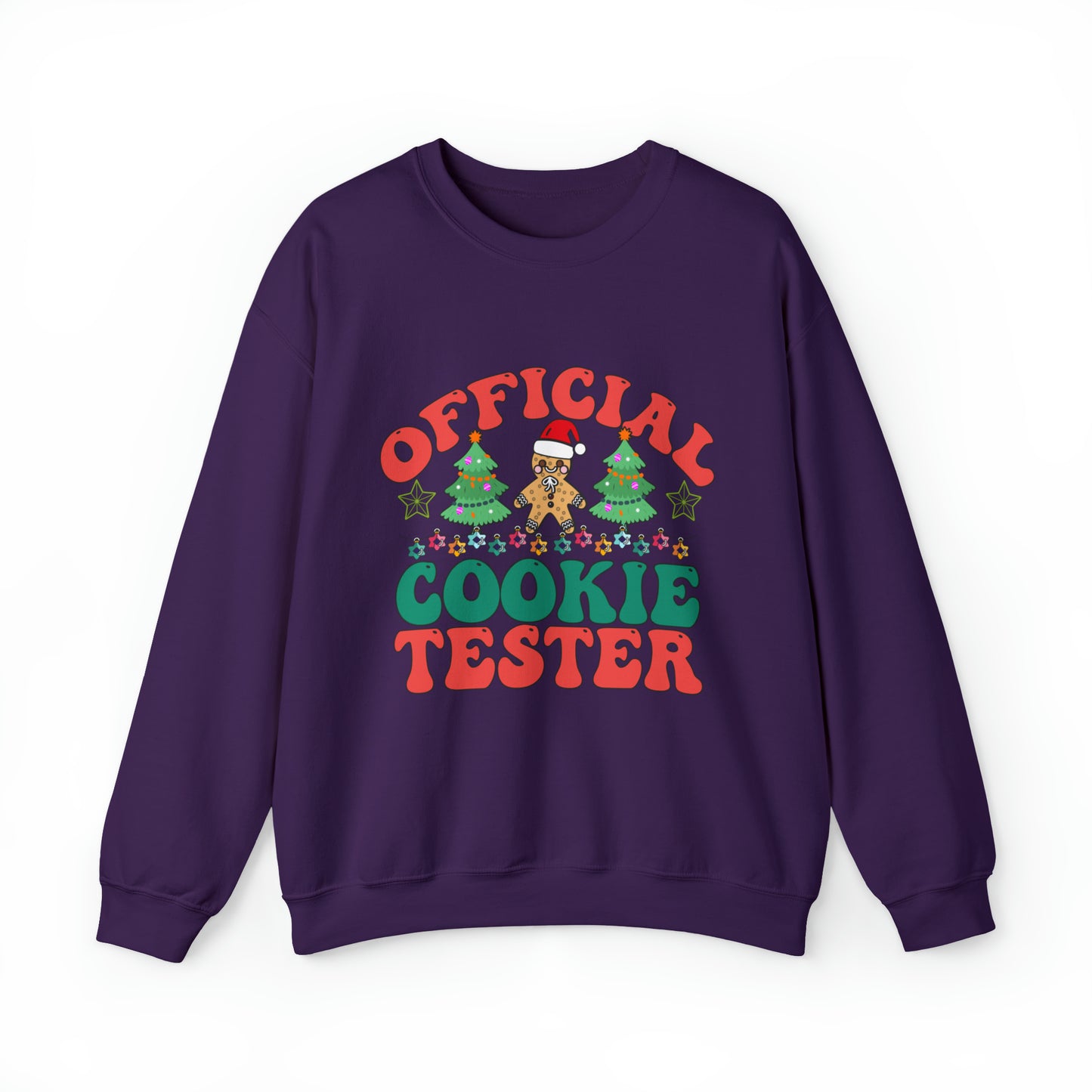 Official Cookie Tester Christmas Crewneck Adult Unisex Sweatshirt
