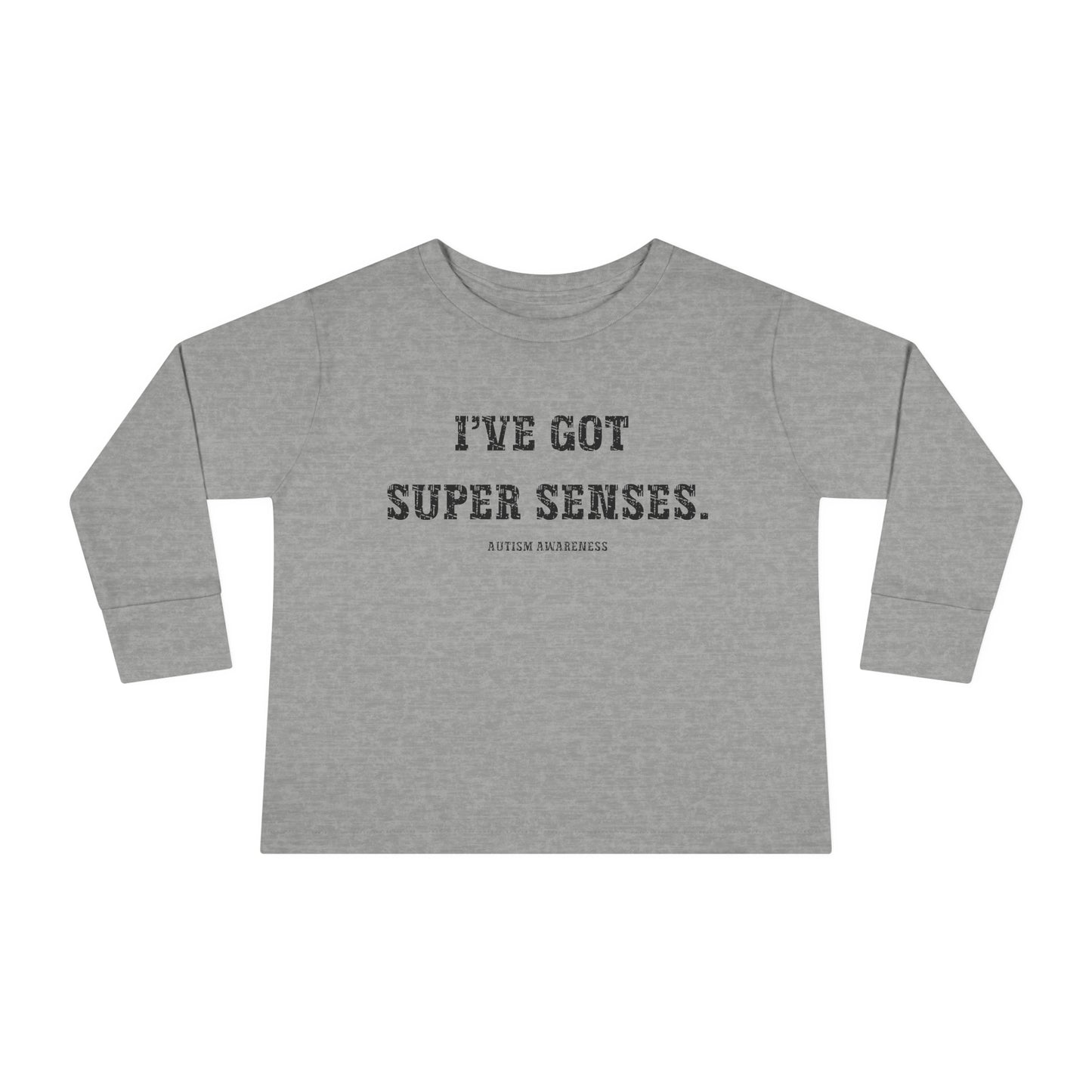 Super Senses Autism Awareness Toddler Long Sleeve Tee