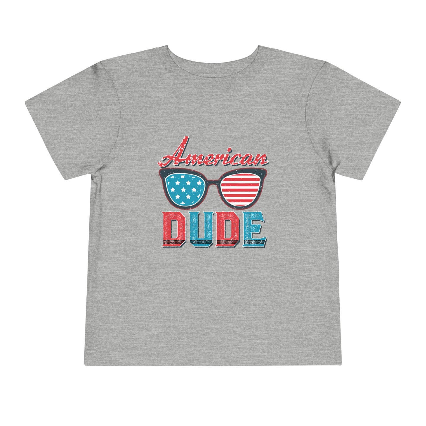 American Dude Toddler Boy's USA 4th of July Short Sleeve Tee