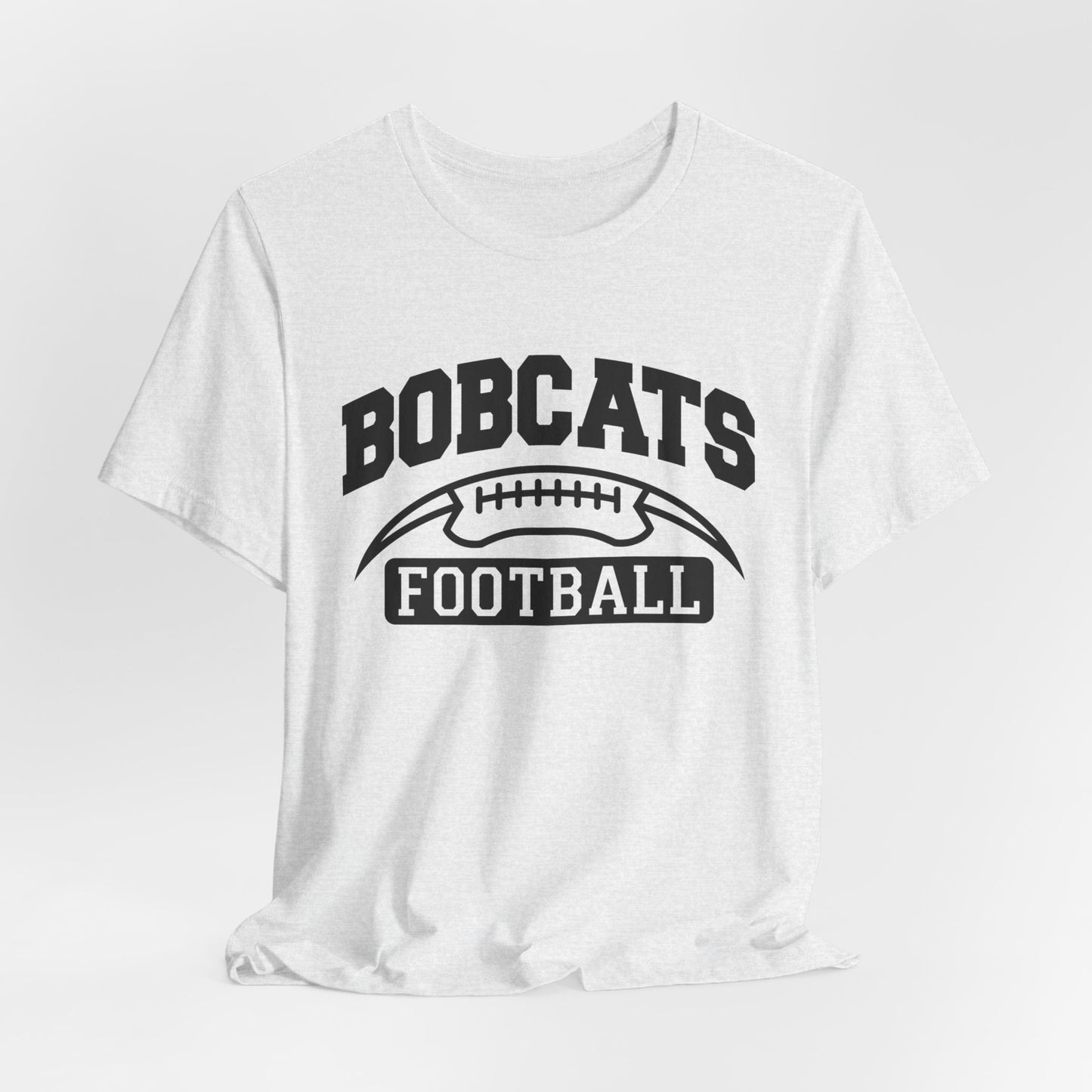 Bobcats Football Adult Unisex Short Sleeve Tee