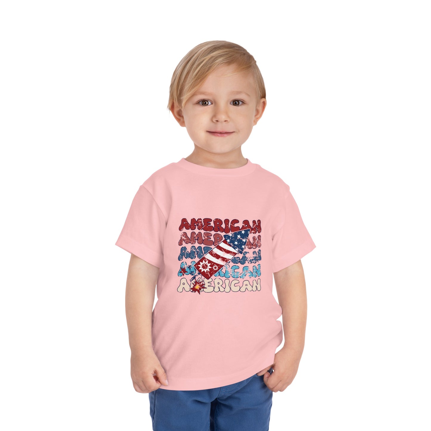 American Fireworks Toddler Short Sleeve Tee