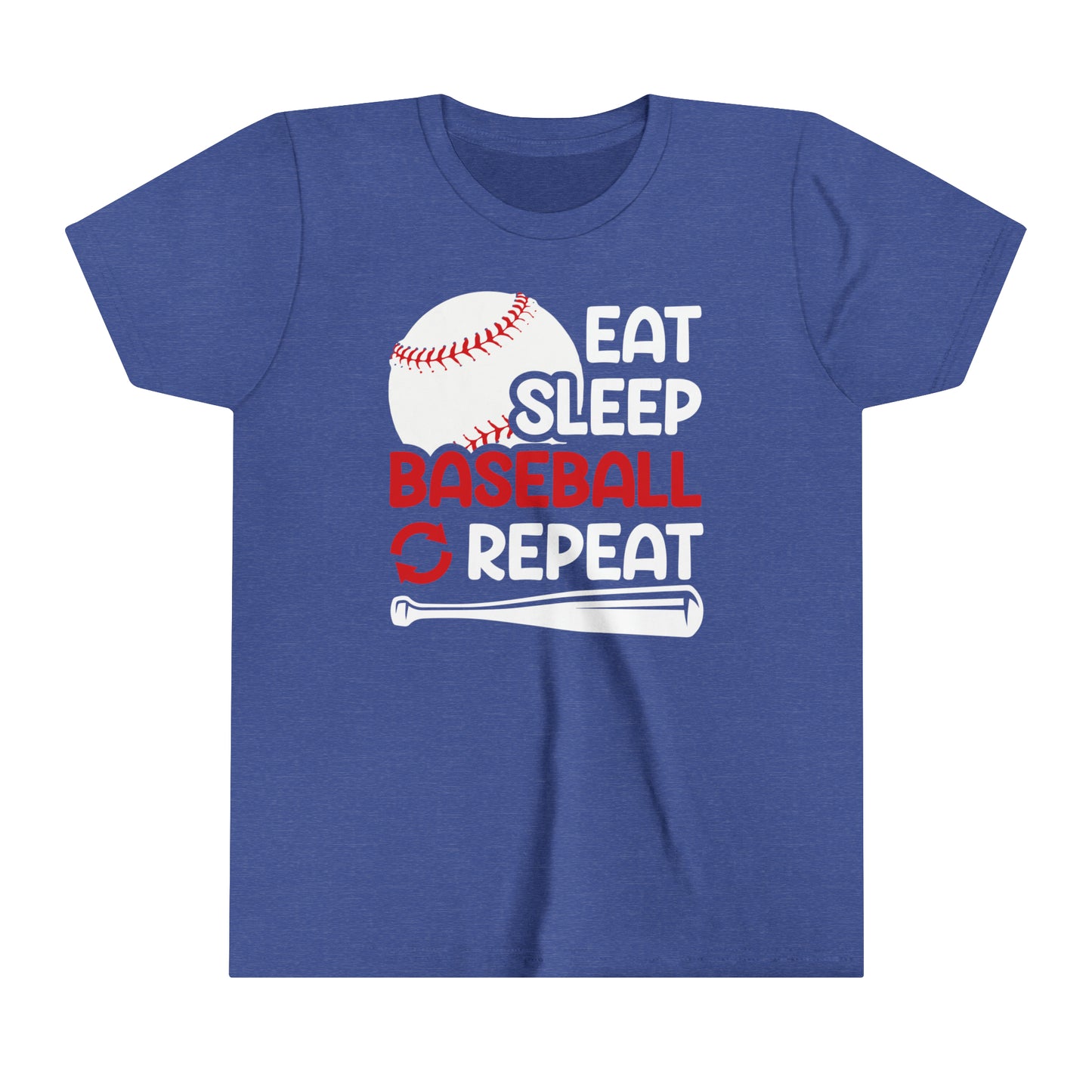 Eat Sleep Baseball Repeat Boy's Youth Shirt