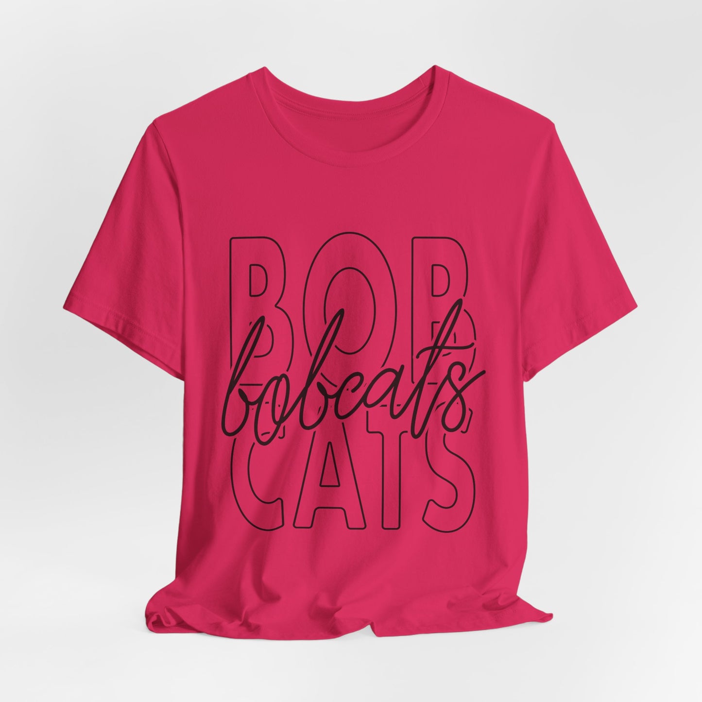 Bobcats Adult Unisex Short Sleeve Tee