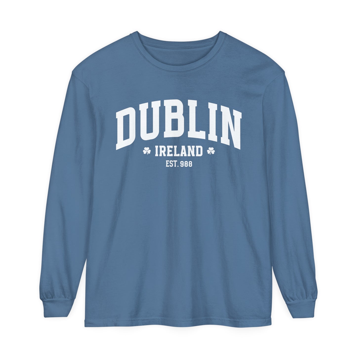 Dublin Ireland St. Patrick's Day Women's Loose Long Sleeve T-Shirt