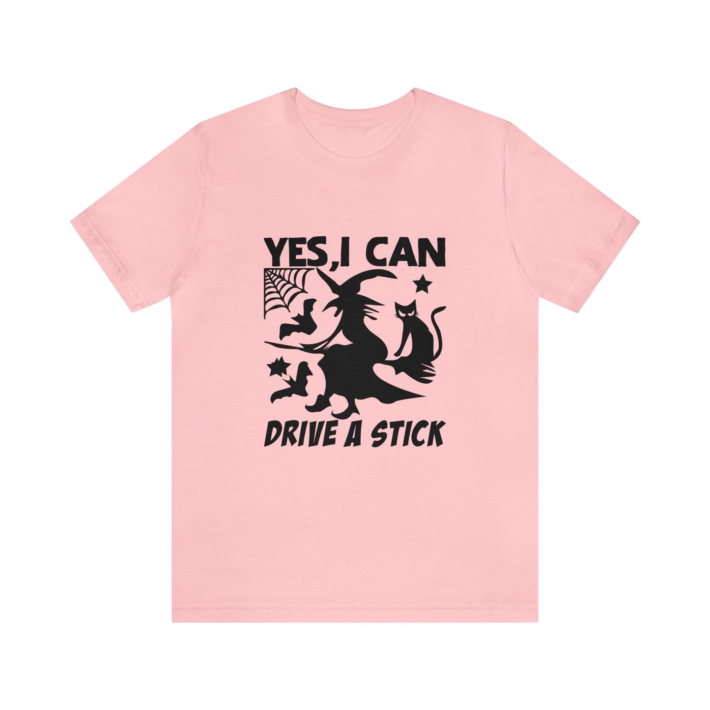 I can drive a stick (Witch on broom)  T-Shirt