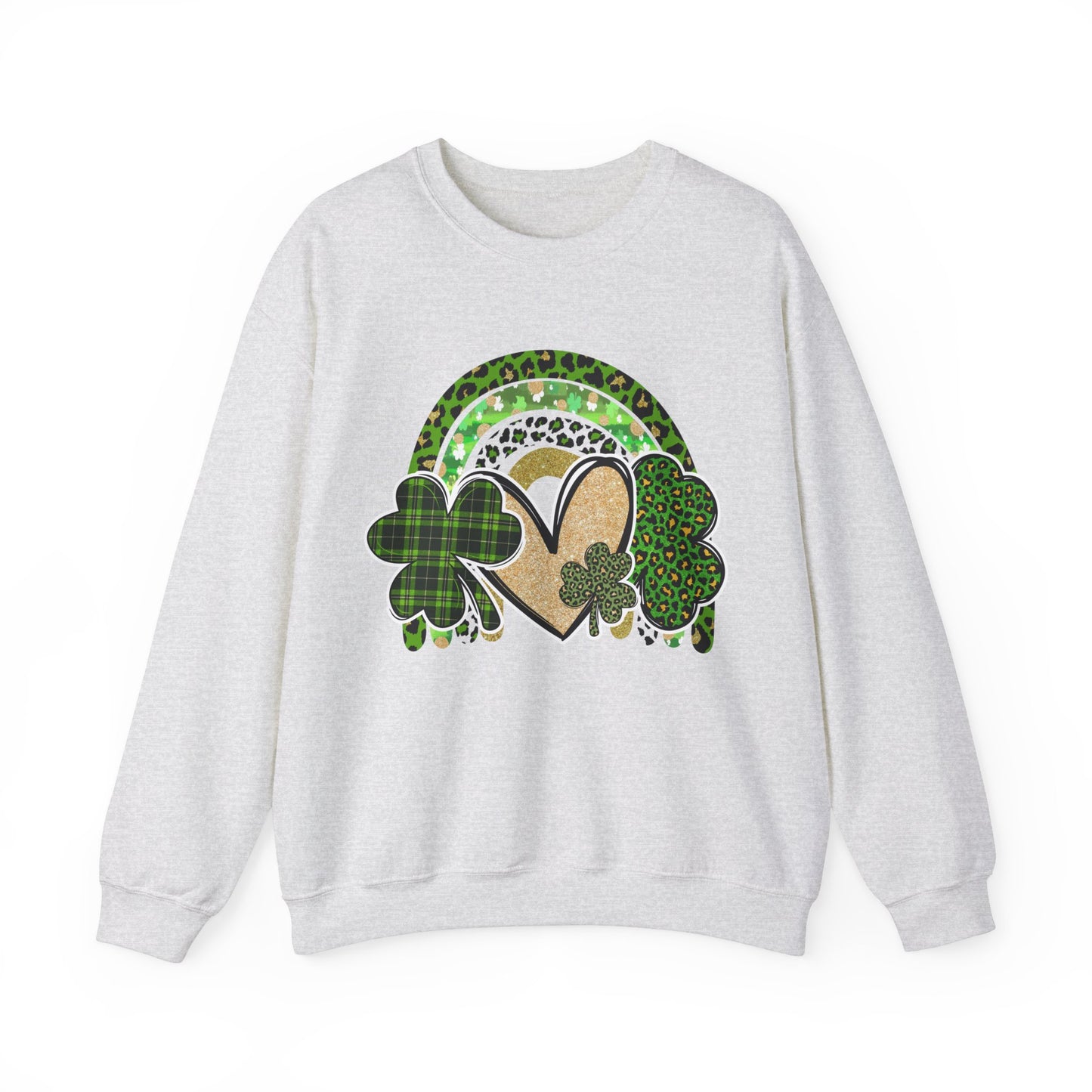 Shamrock Rainbow St. Patrick's Day Shamrock Women's Sweatshirt