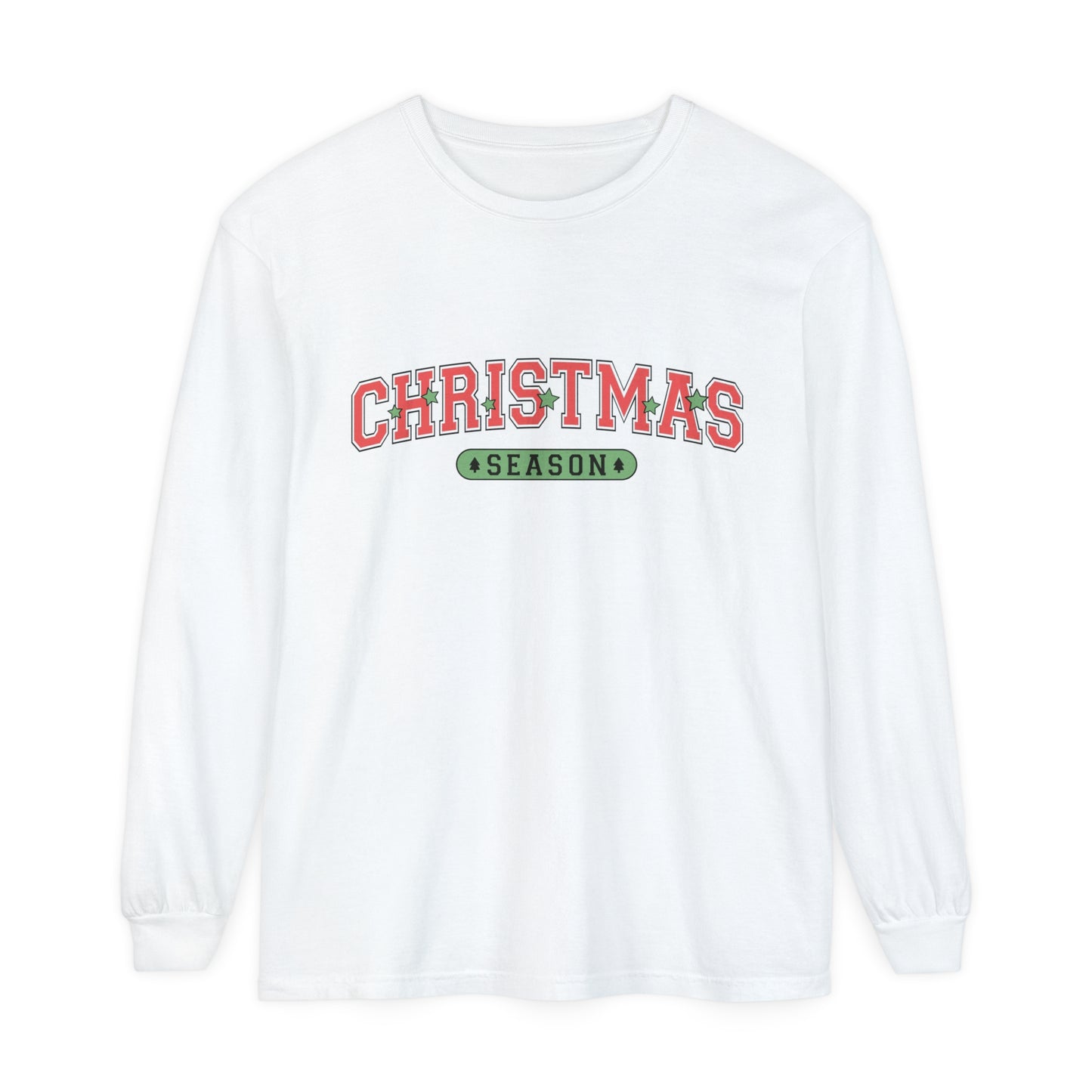 Christmas Season Women's Loose Long Sleeve T-Shirt