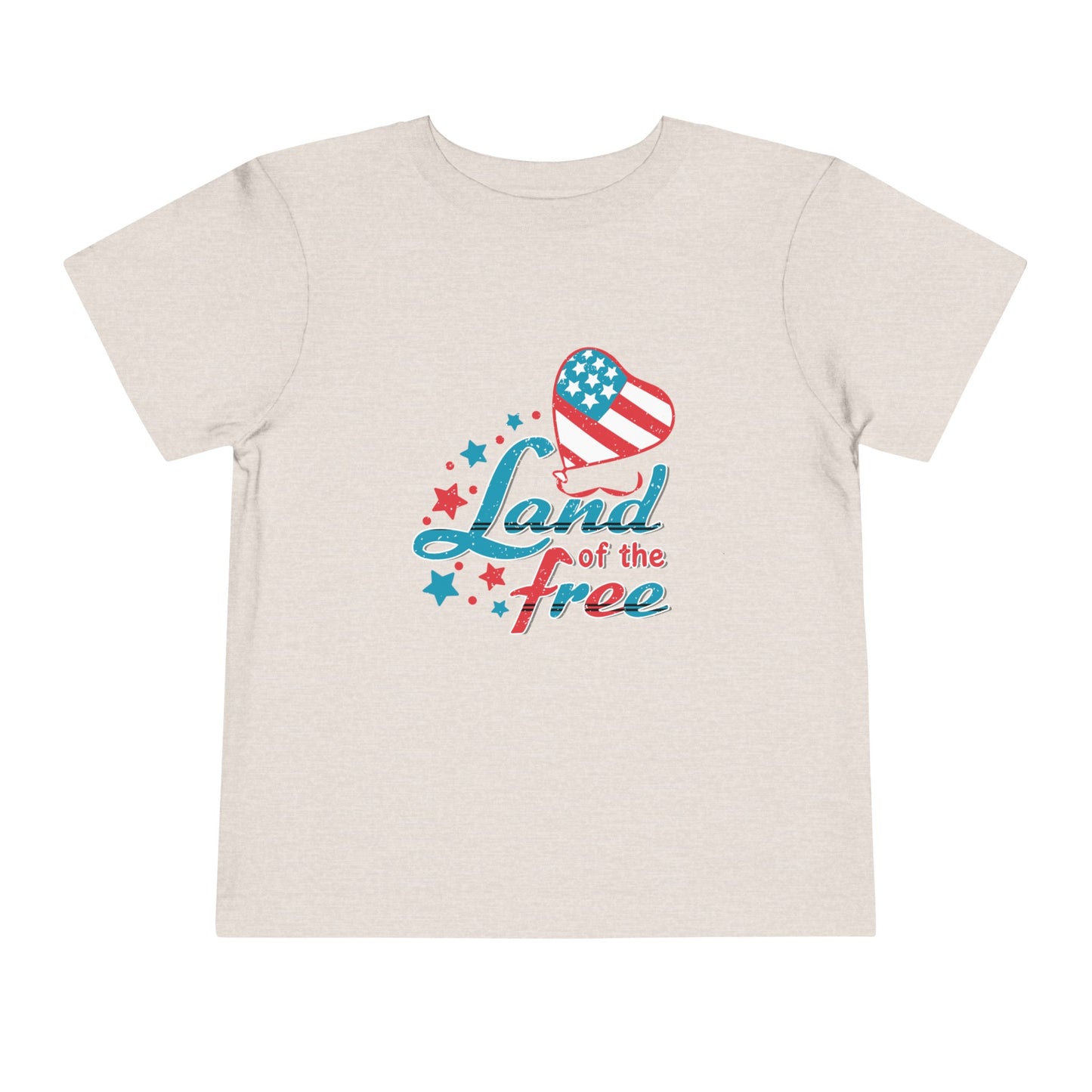 Land of the Free USA 4th of July Short Sleeve Tee