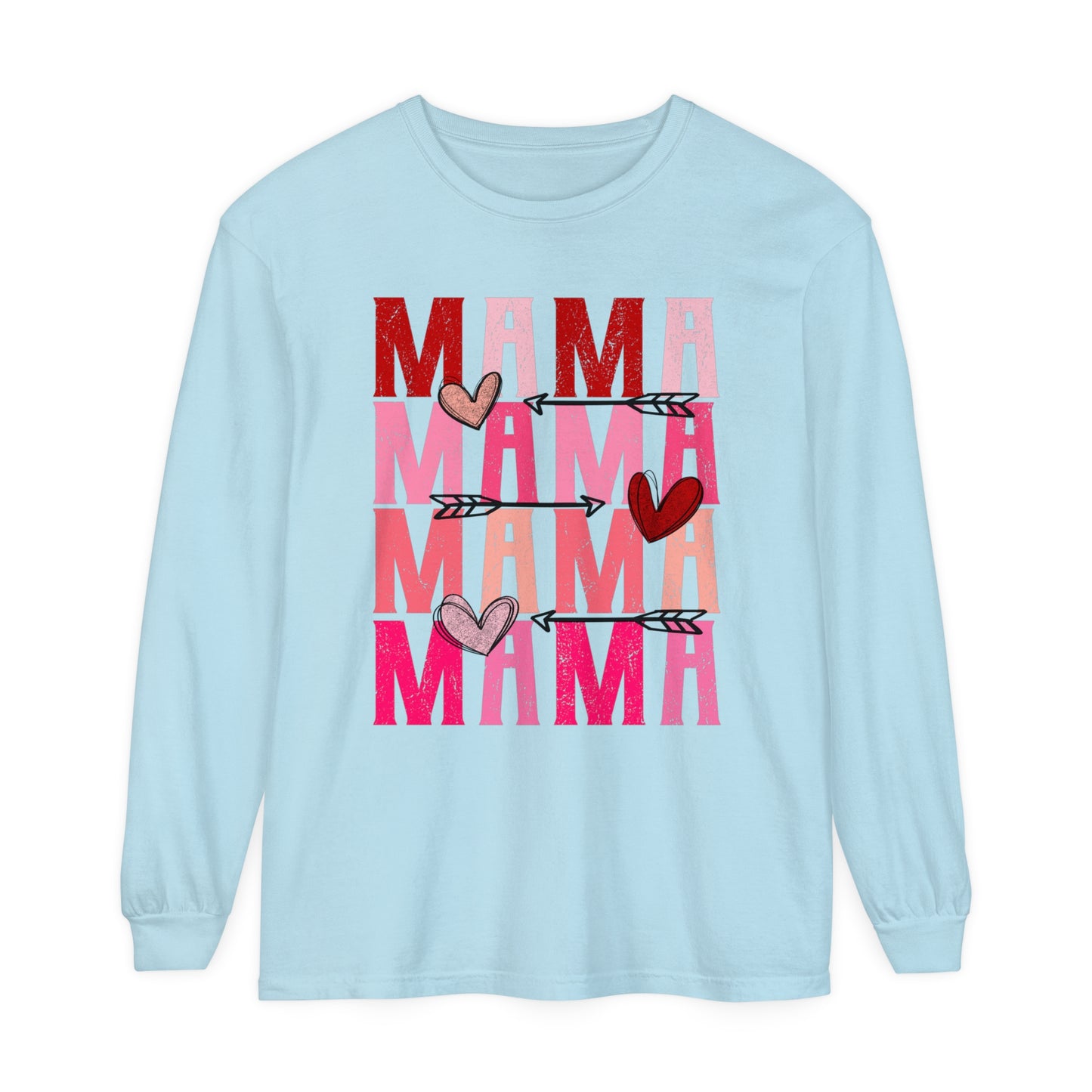MAMA Women's Loose Long Sleeve T-Shirt
