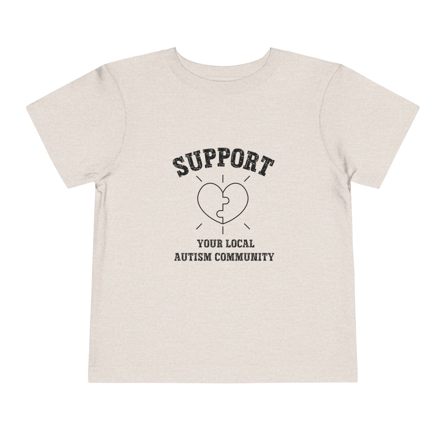 Support Your Local Autism Community  Autism Toddler Short Sleeve Tee