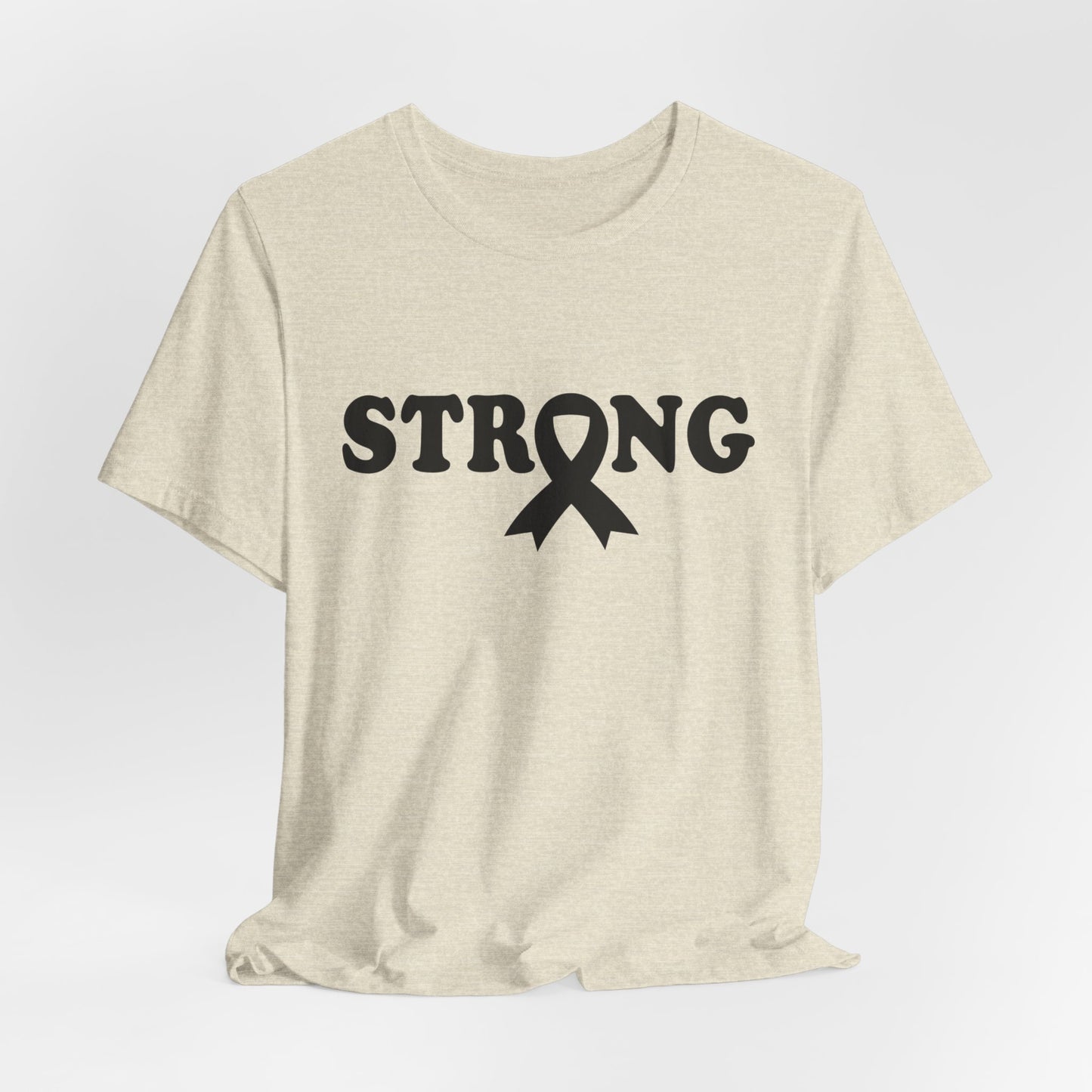 Strong Cancer Advocacy Adult Unisex Short Sleeve Tee