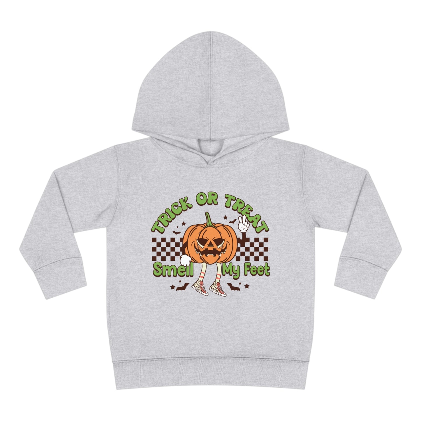 Trick or Treat Smell My Feet Boy Toddler Pullover Fleece Hoodie