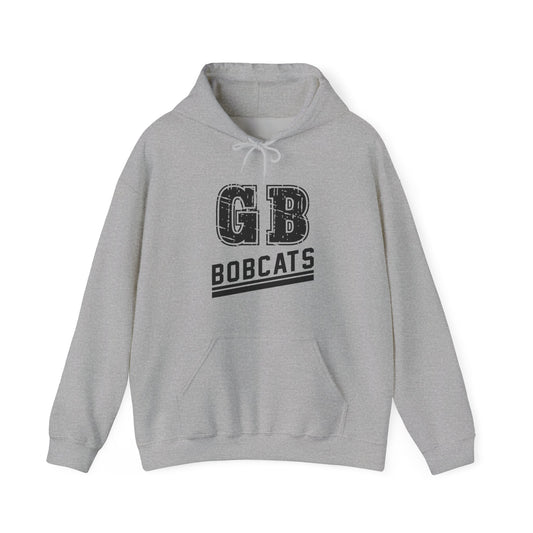 GB Bobcats Football Adult Unisex Heavy Blend™ Hooded Sweatshirt