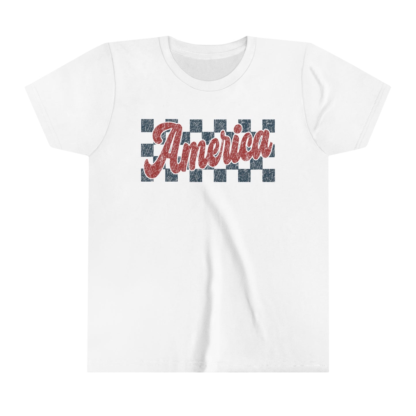 America Youth Retro Checkered Shirt