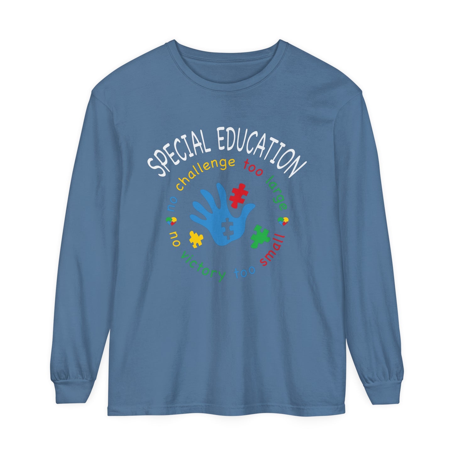 Special Education No challenge too big Women's Long Sleeve T-Shirt