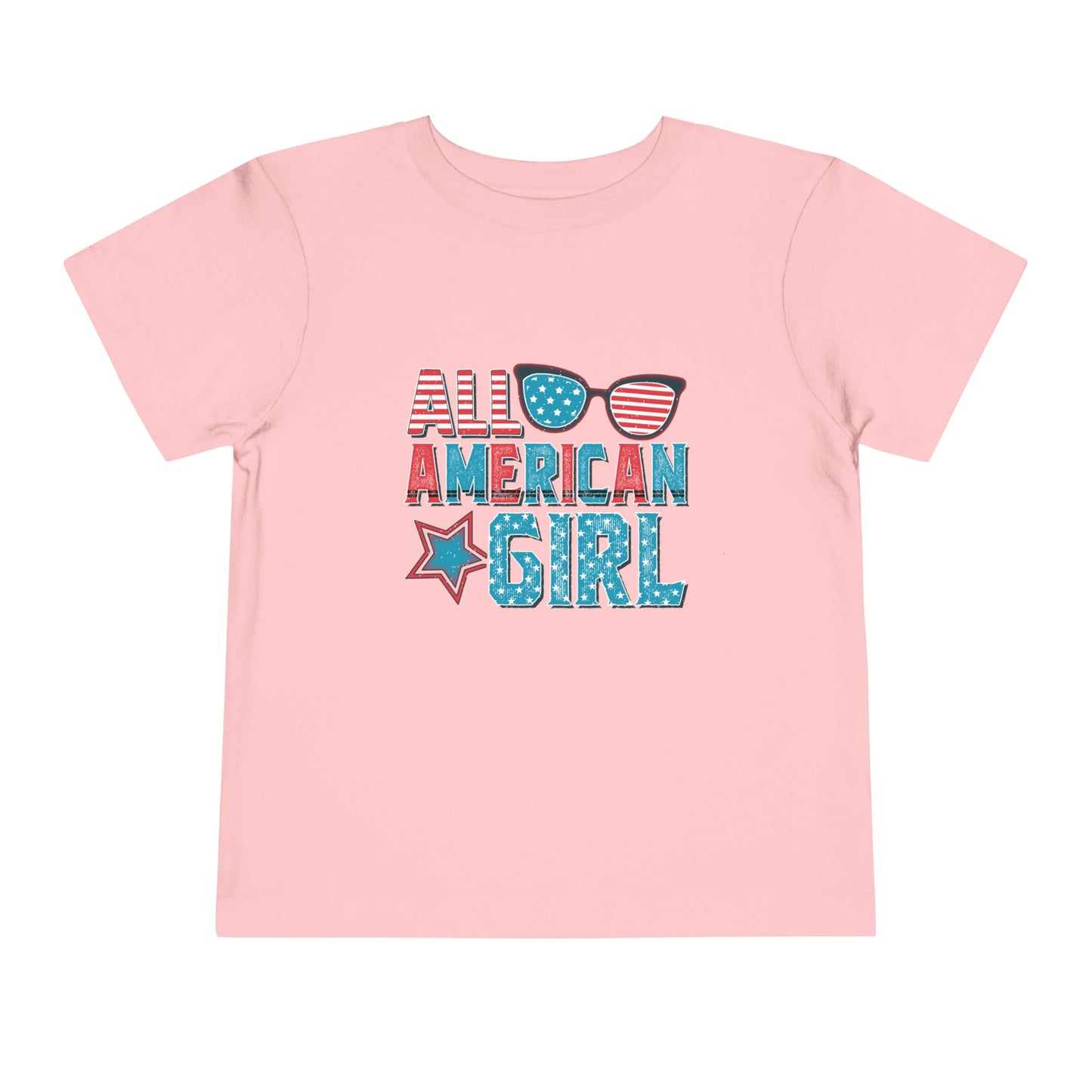 All American Toddler Girl's Short Sleeve Tee